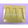 White Plastic Ps Flocking Tray Box For Face Cleaning Packaging 